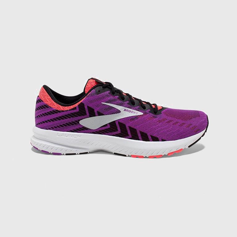 Brooks Launch 6 Womens Road Running Shoes Ireland Pink (RDUY-36745)